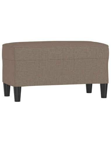 Panca tortora 70x35x41 cm in Tessuto