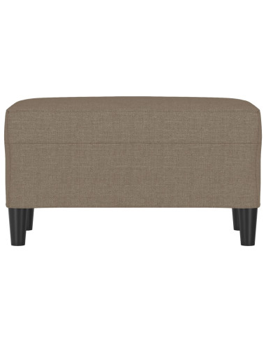 Panca tortora 70x35x41 cm in Tessuto