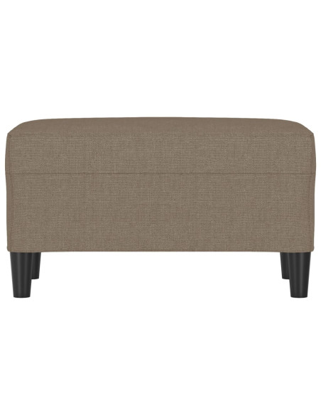 Panca tortora 70x35x41 cm in Tessuto