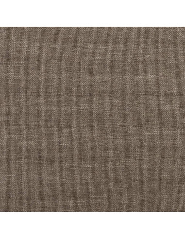 Panca tortora 70x35x41 cm in Tessuto