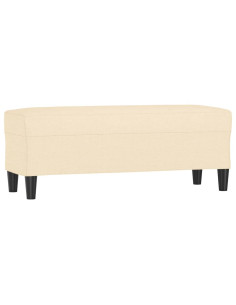 Panca Crema 100x35x41 cm in Tessuto 2