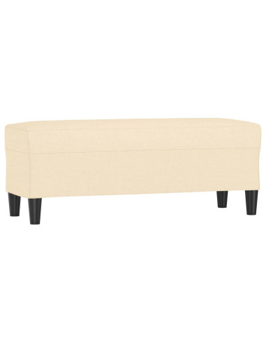 Panca Crema 100x35x41 cm in Tessuto