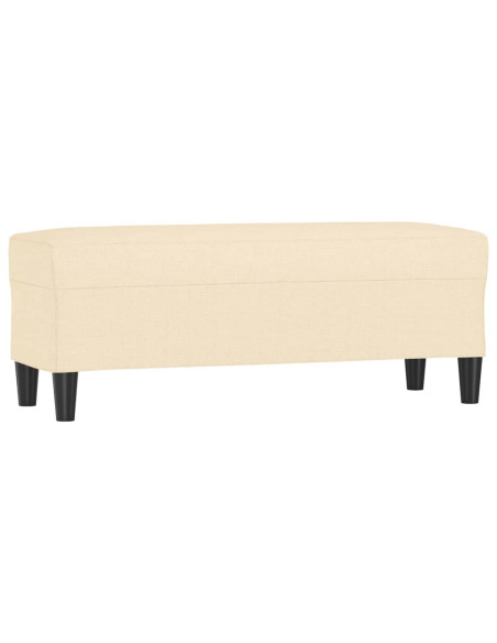 Panca Crema 100x35x41 cm in Tessuto