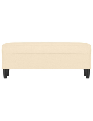 Panca Crema 100x35x41 cm in Tessuto