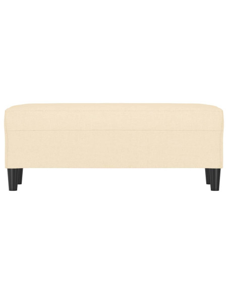 Panca Crema 100x35x41 cm in Tessuto
