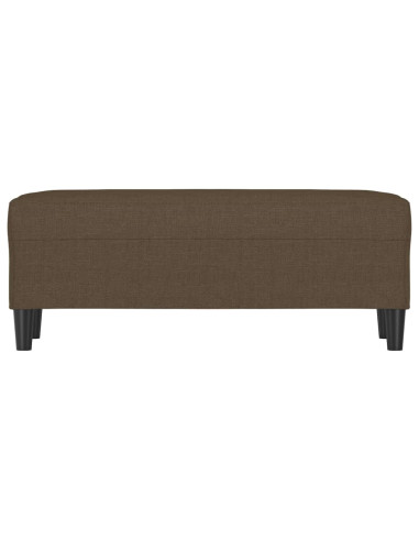 Panca Marrone 100x35x41 cm in Tessuto