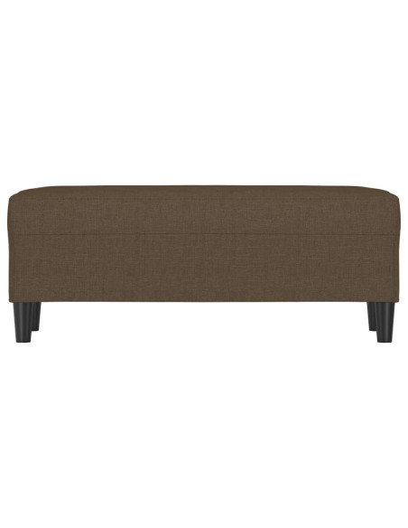 Panca Marrone 100x35x41 cm in Tessuto