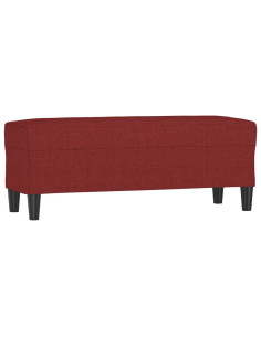 Panca Rosso Vino 100x35x41 cm in Tessuto 2