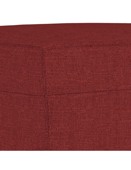 Panca Rosso Vino 100x35x41 cm in Tessuto