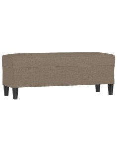Panca Tortora 100x35x41 cm in Tessuto 2