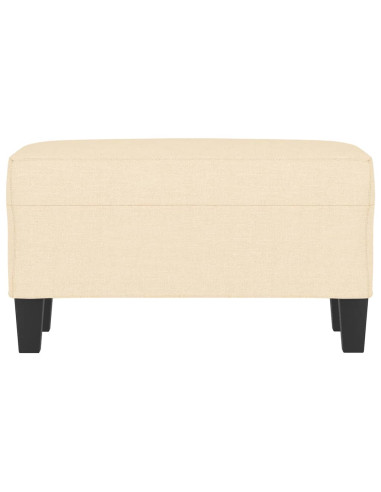 Panca crema 70x35x41 cm in Tessuto