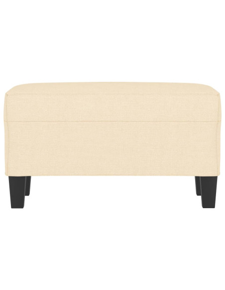 Panca crema 70x35x41 cm in Tessuto