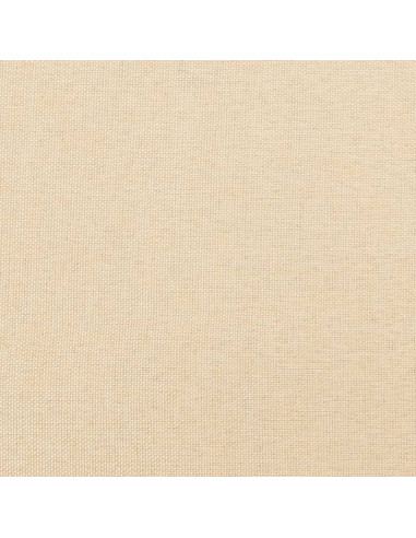 Panca crema 70x35x41 cm in Tessuto