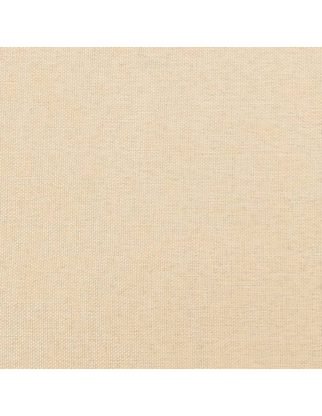Panca crema 70x35x41 cm in Tessuto