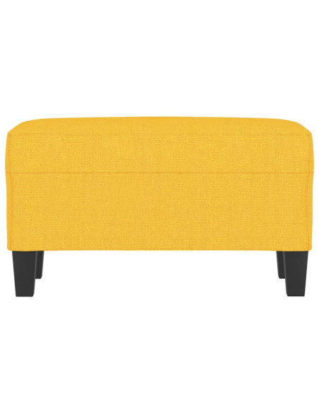 Panca Giallo Chiaro 70x35x41 cm in Tessuto