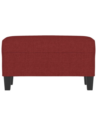 Panca Rosso Vino 70x35x41 cm in Tessuto
