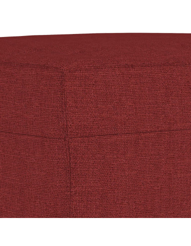 Panca Rosso Vino 70x35x41 cm in Tessuto