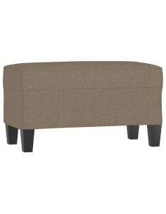 Panca tortora 70x35x41 cm in Tessuto 2