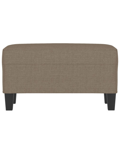 Panca tortora 70x35x41 cm in Tessuto