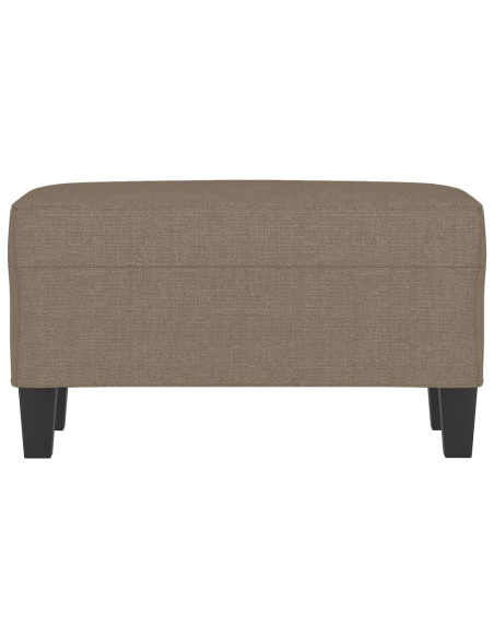 Panca tortora 70x35x41 cm in Tessuto