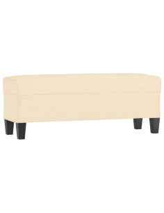 Panca Crema 100x35x41 cm in Tessuto 2