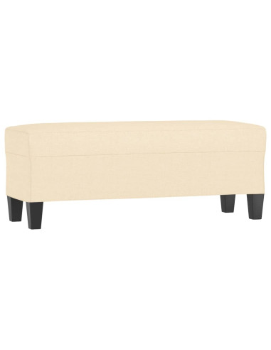 Panca Crema 100x35x41 cm in Tessuto