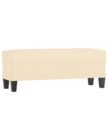 Panca Crema 100x35x41 cm in Tessuto