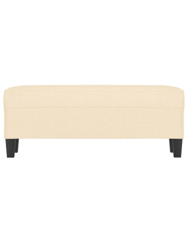 Panca Crema 100x35x41 cm in Tessuto