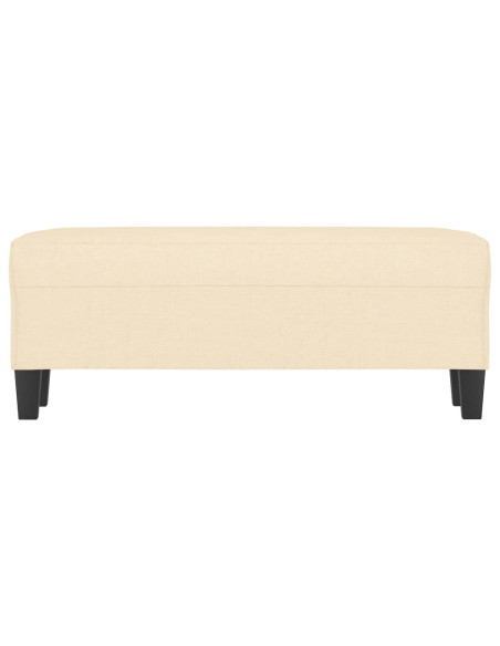 Panca Crema 100x35x41 cm in Tessuto