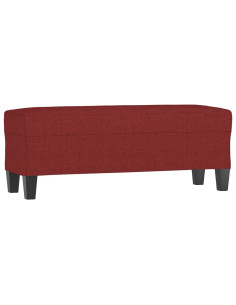 Panca Rosso Vino 100x35x41 cm in Tessuto 2