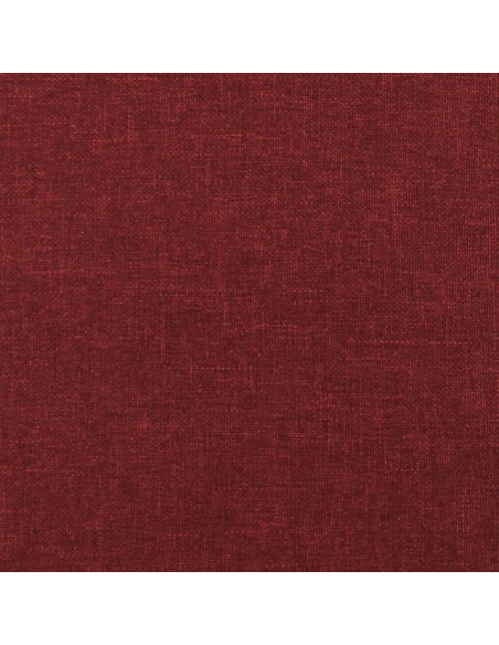 Panca Rosso Vino 100x35x41 cm in Tessuto