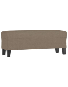 Panca Tortora 100x35x41 cm in Tessuto 2