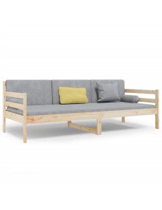 Dormeuse senza Materasso 80x200 cm in Legno Massello di Pino 2