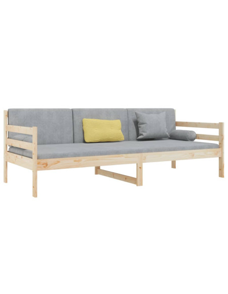 Dormeuse senza Materasso 80x200 cm in Legno Massello di Pino