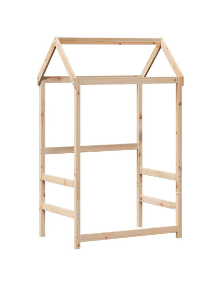 Dormeuse con Tetto 80x200 cm in Legno Massello di Pino