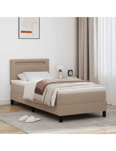 Struttura letto con materasso Cappuccino 90 x 190 cm