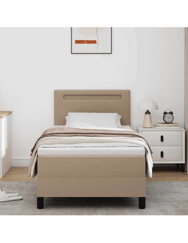 Struttura letto con materasso Cappuccino 90 x 190 cm
