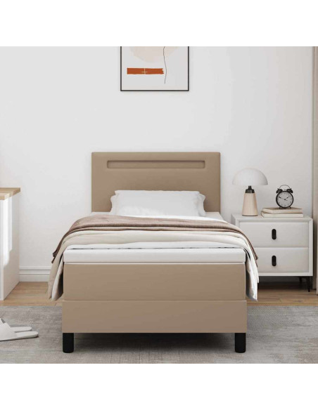 Struttura letto con materasso Cappuccino 90 x 190 cm