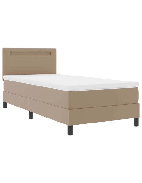 Struttura letto con materasso Cappuccino 90 x 190 cm