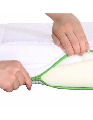 Struttura del letto con materasso Bianco 80 x 200 cm