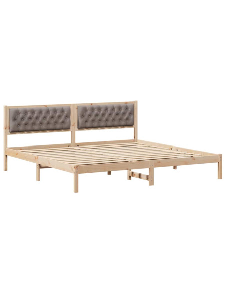 Struttura del letto con testiera Talpa 200 x 200 cm Tessuto