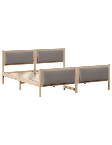 Struttura del letto con testiera Talpa 200 x 200 cm Tessuto