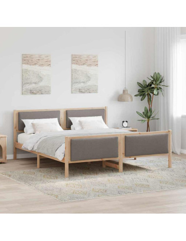 Struttura del letto con testiera Talpa 180 x 200 cm Tessuto