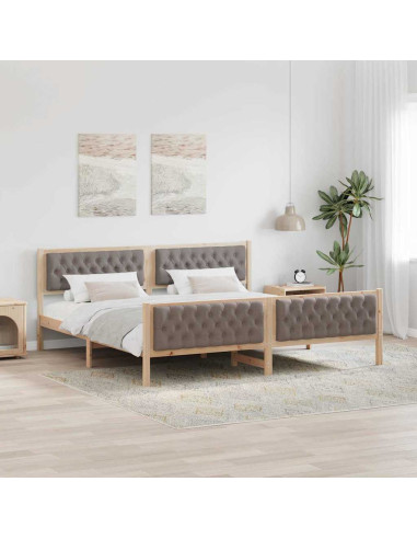 Struttura del letto Talpa 200 x 200 cm Pino massello