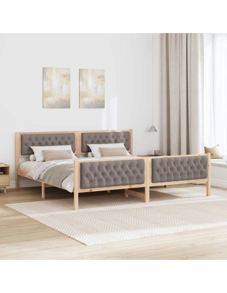Struttura del letto Talpa 200 x 200 cm Pino massello