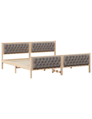 Struttura del letto Talpa 200 x 200 cm Pino massello