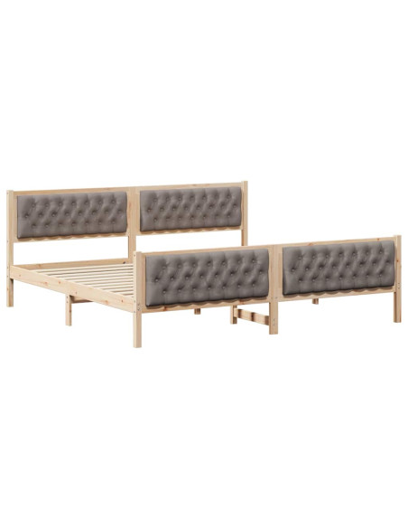 Struttura del letto Talpa 200 x 200 cm Pino massello