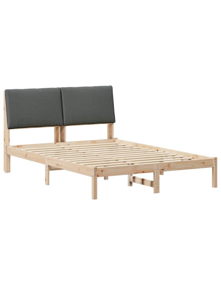 Struttura del Letto marrone e grigio scuro 160 x 200 cm