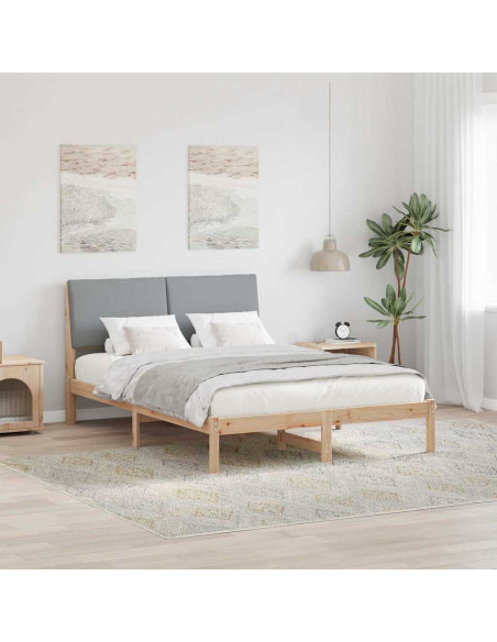 Struttura del Letto Marrone e grigio chiaro 150 x 200 cm