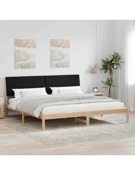 Struttura del letto Marrone 200 x 200 cm Pino massello